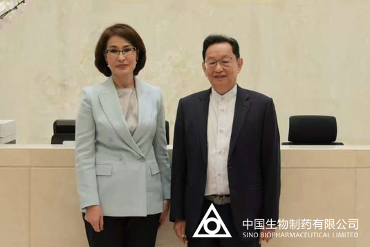 哈萨克斯坦卫生部长一行会见正大集团资深副董事长、HJC黄金城官方网站首创主席谢炳，，，，，共商相助机缘。。。。。。